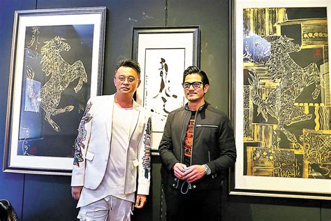 龍馬躍|【明星畫展】藝術家馬興文夥郭富城明年開畫展 爆天王畫興一到。